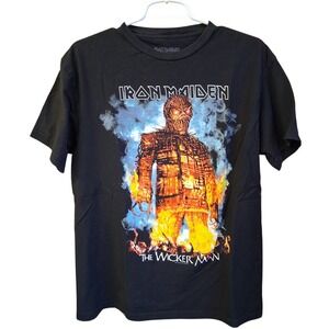 Iron Maiden The Wickerman Legacy Collection Graphic Tee SS Large EUC 2023